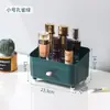 Organizador de Escritorio de Plástico Caja de Almacenamiento para Artículos de Oficina Hogar Cajón de Gran Capacidad Caja para Cosméticos Caja de Almacenamiento para Cosméticos