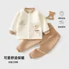 Mono cálido de manga larga para otoño e invierno para bebés y niños pequeños, unisex, con forro acolchado, lindo y adorable, calidad Grado A
