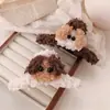 Clipe de Pelúcia Cachorro Cacheado Outono e Inverno Presilha Pinça Feminina 2024 Novo Clipe Tubarão de Alta Qualidade Grampo Grande Fofo Parte de Trás da Cabeça