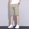 Pantalones Cortos de Seda de Hielo Paul para Hombre Verano 2026 Delgados de Moda Casual de Secado Rápido para Exteriores de Pierna Recta de Playa hasta la Rodilla
