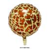 Globo de Película de Aluminio con Diseño de Animales de 18 Pulgadas Fiesta de Animales Patrón de Vaca Jirafa Patrón de Leopardo Patrón de Tigre Globo de Papel de Aluminio Venta al Por Mayor