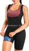 Traje de Sudoración Moldeador para Mujer Transfronterizo, Entrenamiento para Levantar el Pecho, Ropa Deportiva Moldeadora para Reducir el Vientre, Cintura Moldeada, Body de Manga Corta para Levantar los Brazos