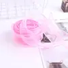 [Elección del Experto] Rollo de Cinta de 4 cm Tul de Sirena Colorido Accesorios DIY Decoración Accesorios para el Cabello Empaque Flores Cinta Transparente
