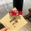 Nuevas Extensiones de Clip Ondulado Rojo Ancara Estilo Japonés Alto Valor de Color Clip Lateral Estilo Dulce Cool y2k Flequillo Accesorios para el Cabello