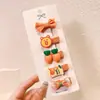 Pinza de pelo de tela para bolsa completa de bebé no daña el pelo tarjeta lindo clip para el pelo de bebé clip lateral para volumen de pelo escaso de niña flequillo de frente
