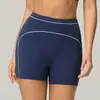 Pantalones Cortos Deportivos de Bloques de Color Estilo Alo de Cintura Alta para Mujer, Pantalones de Yoga Casuales Levanta Glúteos, Pantalones de Running Fitness, Transfronterizos Europeos y Americanos
