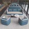 Lobby de Oficina de Ventas Recepción Sofá Cabina Área de Descanso Oficina de Negocios Sofá de Reunión Juego de Mesa y Sillas