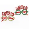 Nuevas gafas decorativas navideñas para adultos y niños, regalo de Navidad, suministros para fiestas, marcos de gafas creativos, venta al por mayor