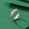 Yilu Plata S999.9 Plata Pura Sutra del Corazón Gato de la Suerte Palabras Auspiciosas Bendición Pacífica Corazón de Loto Sutra del Corazón Anillo Abierto de Plata