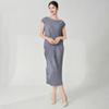 Falda de Nicho Ligera y Sofisticada Sin Contraste, Gama Alta, Lujo Ligero, Estilo Occidental, Temperamento Irregular Suelto, Vestido Versátil Miyake