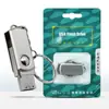 Memoria USB Giratoria de Metal con Grabado 64g Logo de la Empresa Licitadora Memoria USB USB Pequeño Gordo USB al por Mayor