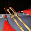 Espada de Siete Estrellas de Latón Macizo al por Mayor, Espada Estrella del Norte Tai Chi, Adorno de Cobre para Decoración del Hogar, Práctica Taoísta