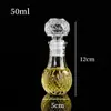 Garrafa Pequena de Vidro Transparente 50ml Dispensador de Bebida para Degustação Garrafa de Vinho Estrangeiro Mini Duas Liang Garrafa de Vinho Criativa Decantação