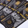 Directo de Fábrica Plástico Color Negro 100 Lámina de Oro Moneda Conmemorativa de Divisa Color Impresión a Color a Doble Cara Tarjeta Conmemorativa Dólar Estadounidense