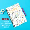 Caderno A5 Espiral Personalizado Caderno de Texto Inspirador de Aparência Sofisticada para Premiar Alunos Bloco de Notas Fofo de Desenho Animado com Folhas Soltas