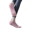 Calcetines de Yoga, Calcetines Antideslizantes Específicos para Pilates, Calcetines Cortos Transpirables de Malla de Color Sólido Sin Costuras, Calcetines Deportivos Profesionales Anti-Pilling