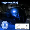 Luz de Flash Nueva para Coche y Motocicleta, Luz Táctil Multifunción, Luz de Advertencia RGB Colorida, Luz Trasera Táctil, Luz de Avión