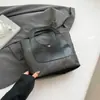 Bolso Cubo Tejido de Paja Lonchera Bolso Tote para Mujer para el Trabajo, Clase, Vacaciones, Bolsa para Lonchera, Bolso Cubo Tejido Patchwork de Mano