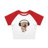 Camiseta Feminina Slim-fit Emagrecedora Estilo Spice Girls Transfronteiriça Estampa de Gato Verão Sem Mangas Peça Versátil