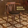Mesas y sillas comerciales para tabernas y restaurantes, restaurante de té retro, mesas y sillas para salones privados de hotel, mesas y sillas de bar estilo americano, sillas de madera maciza