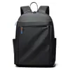 Mochila impermeable para portátil de gran capacidad, color sólido, conveniente para viajes, negocios y uso casual, para hombre