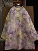 Otoño e Invierno Nuevo Estilo Nueva Chinoiserie Lino Cuello Alto Tapeta Oblicua Hebilla Hecha a Mano Apertura Lateral Completa Chaqueta Retro 325079
