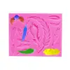 Molde de Silicone Asas de Anjo com Penas para Decoração de Bolo com Fondant e Chocolate