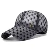 Nueva gorra de béisbol de ala larga para mujer, sombrero de protección solar, gorra de encaje floral transpirable de verano, gorra transpirable de protección solar para hombre, transfronterizo