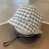 Gorro de Bebé Estilo Japonés para Primavera y Otoño, Sombrero de Pescador de Doble Ala para Bebés y Niños Pequeños, Sombrero de Cubo a Prueba de Viento para Exteriores para Niños y Niñas