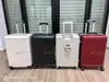 Maleta de gran capacidad con marco de aluminio y ruedas resistentes y duraderas, con ruedas omnidireccionales, adecuada para viajes de negocios y como maleta de viaje con protección de contraseña.