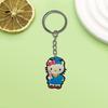 Llavero creativo de la serie Hello Kitty de AliExpress. Pequeño regalo. Llavero de coche de moda.