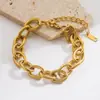 Transfronterizo nuevo fruta flor de cerezo estrella de mar accesorios colgante diadema pulsera acero inoxidable cadena gruesa pulsera