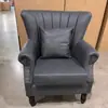 Sofá individual de dormitorio estilo americano, sala de estar sencilla, pequeño apartamento moderno de tigre, sofá de tela para balcón nórdico