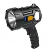 Nueva Linterna de Mano de Carga Ligera Transfronteriza Foco LED de Alta Potencia para Exteriores Luz de Relleno Solar para Inundaciones