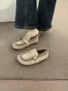 Mocassins Pelúcia Retro Fosco Estilo Floresta Outono e Inverno 2025 Quentes de Calçar Avó Sola Macia Birkenstock Sapatos de Algodão
