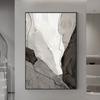 Pintura Decorativa Abstrata Minimalista Moderna para Parede Atrás do Sofá da Sala de Estar Pendurada na Parede Mural Grande do Chão ao Teto para Parede do Hall de Entrada