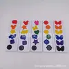 Pintura de acuarela en bloque 6 colores semi-seca sólida gouache herramientas de pintura para niños suministros de arte pintura de acuarela graffiti