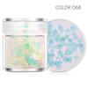 Venta caliente transfronteriza, maquillaje navideño para uñas, lentejuelas, set de 12 colores, híbrido, ultrafino, parche para decoración de uñas, esmalte de uñas en gel