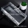 Tijolo de Vidro Super Branco Tijolo de Cristal Parede Divisória Quadrada Transparente Banheiro Internet Vermelha Arte Sólido Oco Tijolo Padrão Gelo