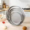 Tamiz de Harina de Acero Inoxidable de Malla 40, Tamiz Redondo Engrosado para Harina de Arroz, Diámetro 9Cm~34Cm, Tamiz de Acero Aimanwu para Hornear para Uso Doméstico
