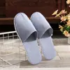 Pantuflas Desechables de Hotel Cinco Estrellas, Pantuflas Gruesas Antideslizantes para Hospitalidad en Casa de Huéspedes, Venta al por Mayor con Logo