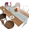 Yimanqi Yun Caminho de Mesa Estampado Bandeira de Mesa Decorativa de Natal Verde Dourado Folha de Ouro Mesa de Centro Gabinete de TV Tapete de Chá Retangular Fábrica