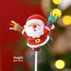 Decoração de Bolo de Natal para Celebridade da Internet 2025 Sino Papai Noel Boneco de Neve Decoração de Sobremesa de Confeitaria Plug-in