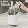 Caja de almacenamiento de palillos de lujo ligero para pared, soporte para palillos doméstico, estante de almacenamiento con drenaje para cocina, cesta para palillos, jaula para palillos, cubo para cucharas