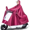 Impermeable para motocicleta, poncho de lluvia para una persona, a prueba de lluvia, extragrande y grueso, estilo largo para hombres y mujeres, nuevo impermeable para vehículo eléctrico