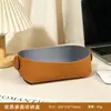 Caja de Almacenamiento con Portalápices de Cuero, Decoración de Escritorio Retro, Portalápices de Lujo Ligero, Soporte para Control Remoto de Regalo, Tubo de Almacenamiento para Pinceles de Maquillaje de Escritorio