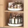 Prato Giratório de Cozinha Multifuncional para Bancada Porta-Temperos 360° Giratório Porta-Objetos Bandeja Organizadora Caixa Organizadora de Cosméticos