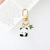 Llavero de Dibujos Animados Panda Bambú Lindo Pequeño Joyería Regalo para Niños y Niñas Temporada de Graduación Divertido Colgante para Bolso Colgante