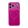 Funda Oficial de Carga Magnética Líquida de Silicona de Color Contrastante para Teléfono Móvil Apple 17Promax Iphone16 14 Cubierta Protectora