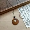 Novo Colar Pingente Étnico Retrô Estilo Chinês para Mulheres, Acessório de Pescoço Longo Versátil da Moda, Corrente de Suéter Camada de Nicho